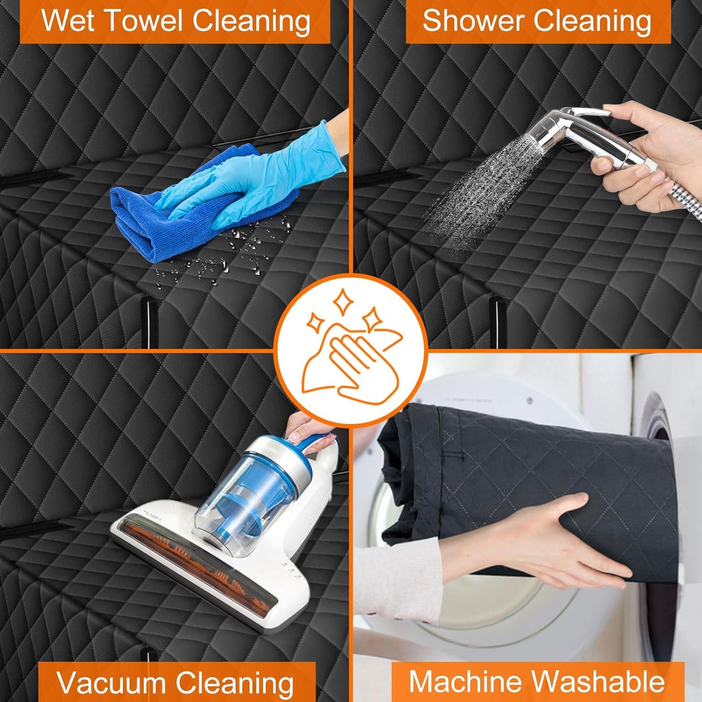 Backseat Cover for Dogs, Waterproof and Non-Slip Pet Bench