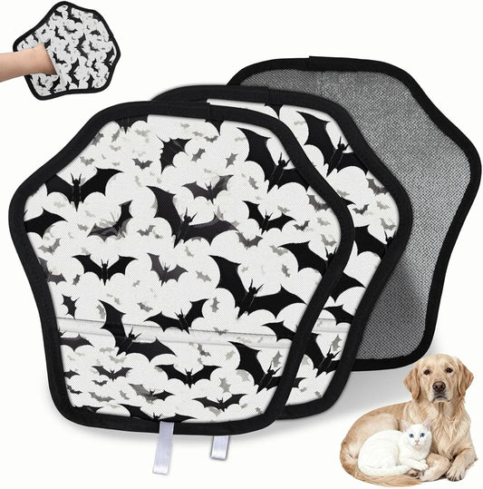 Pet Hair Removal Glove for Dogs Cats Reusable Washable Set