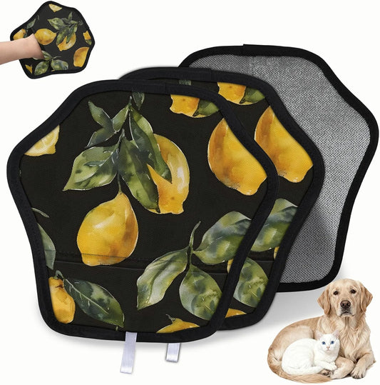 Pet Hair Removal Glove for Dogs Cats Reusable Washable Set