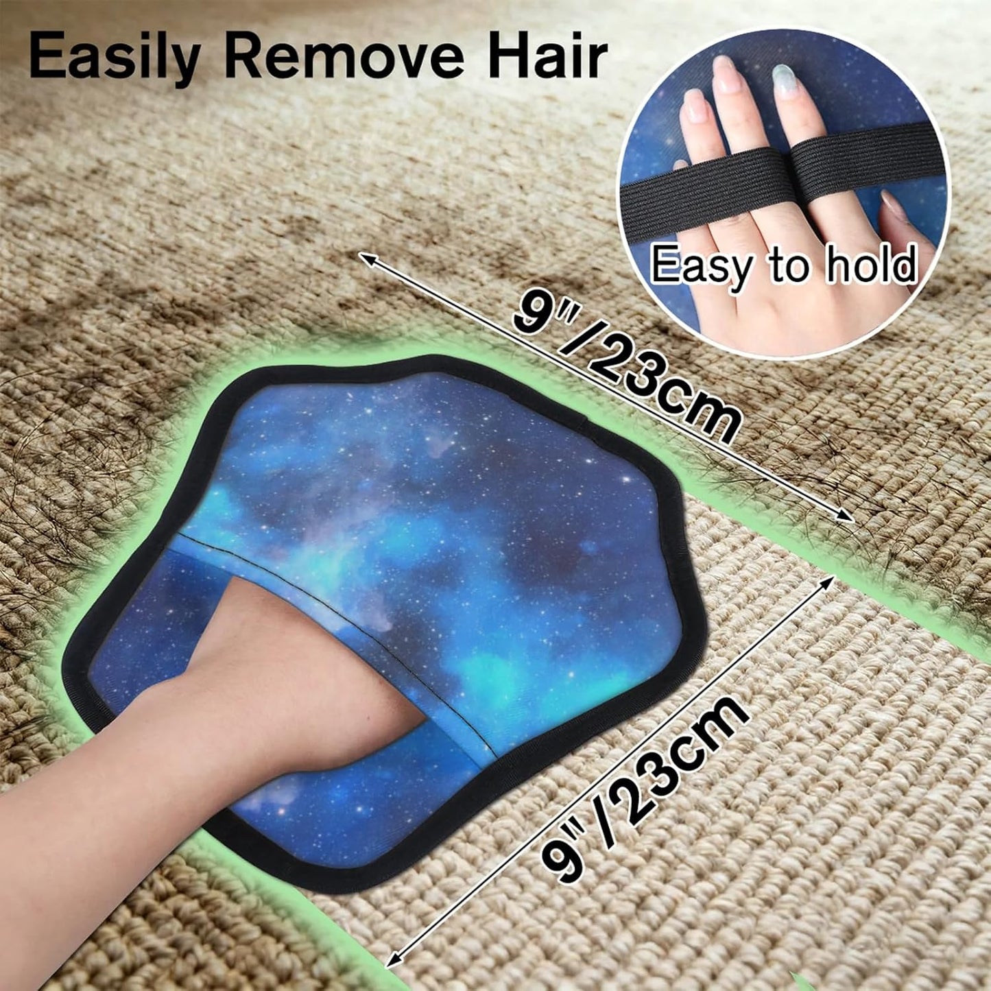 Pet Hair Removal Glove for Dogs Cats Reusable Washable Set