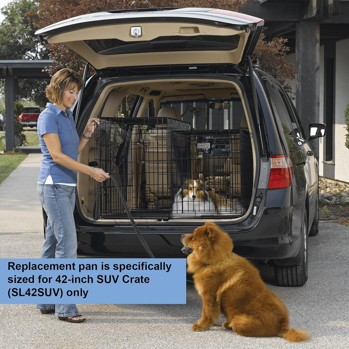 Replacement Pan 42 Inch Long Midwest SUV Dog Crate; 41.34L