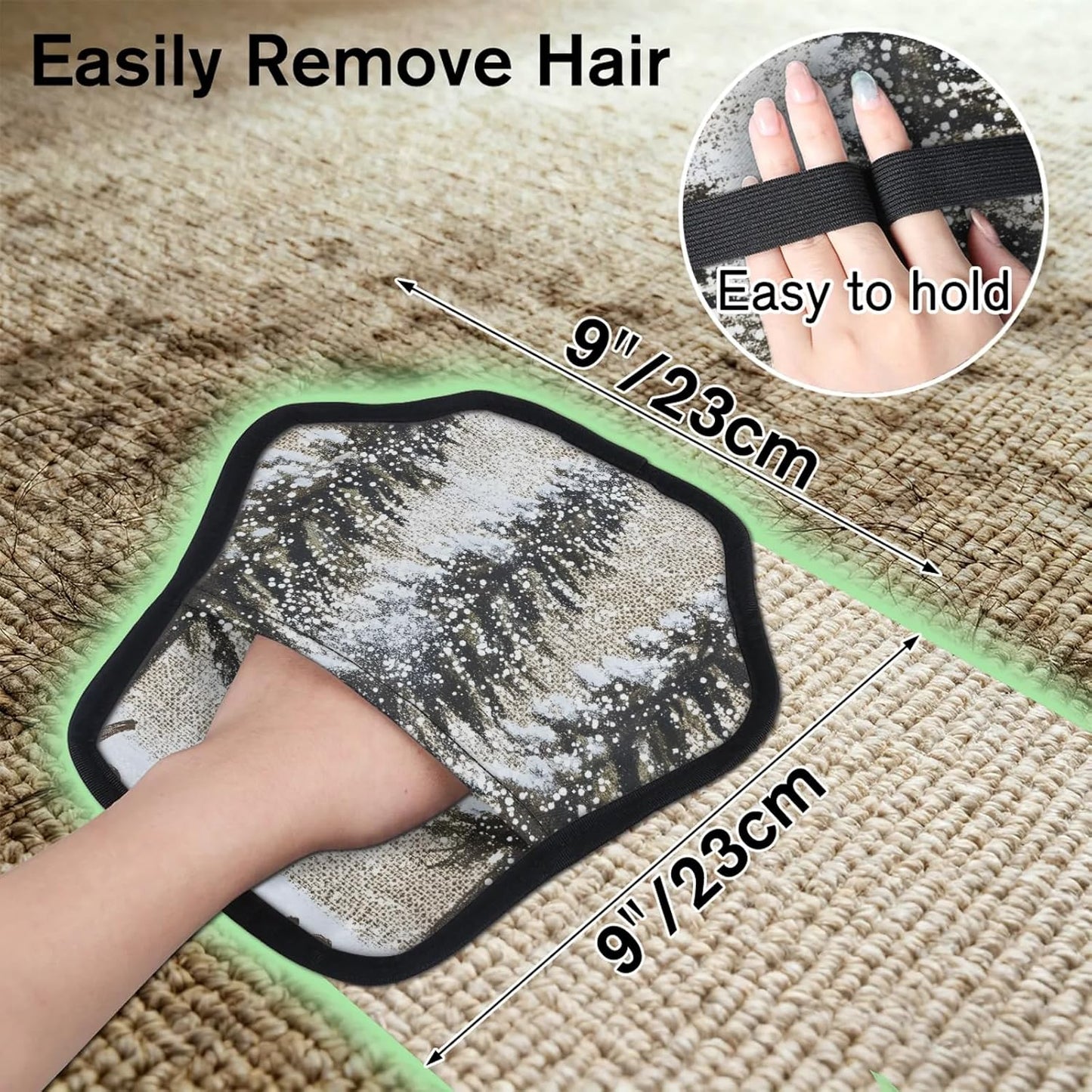 Pet Hair Removal Glove for Dogs Cats Reusable Washable Set