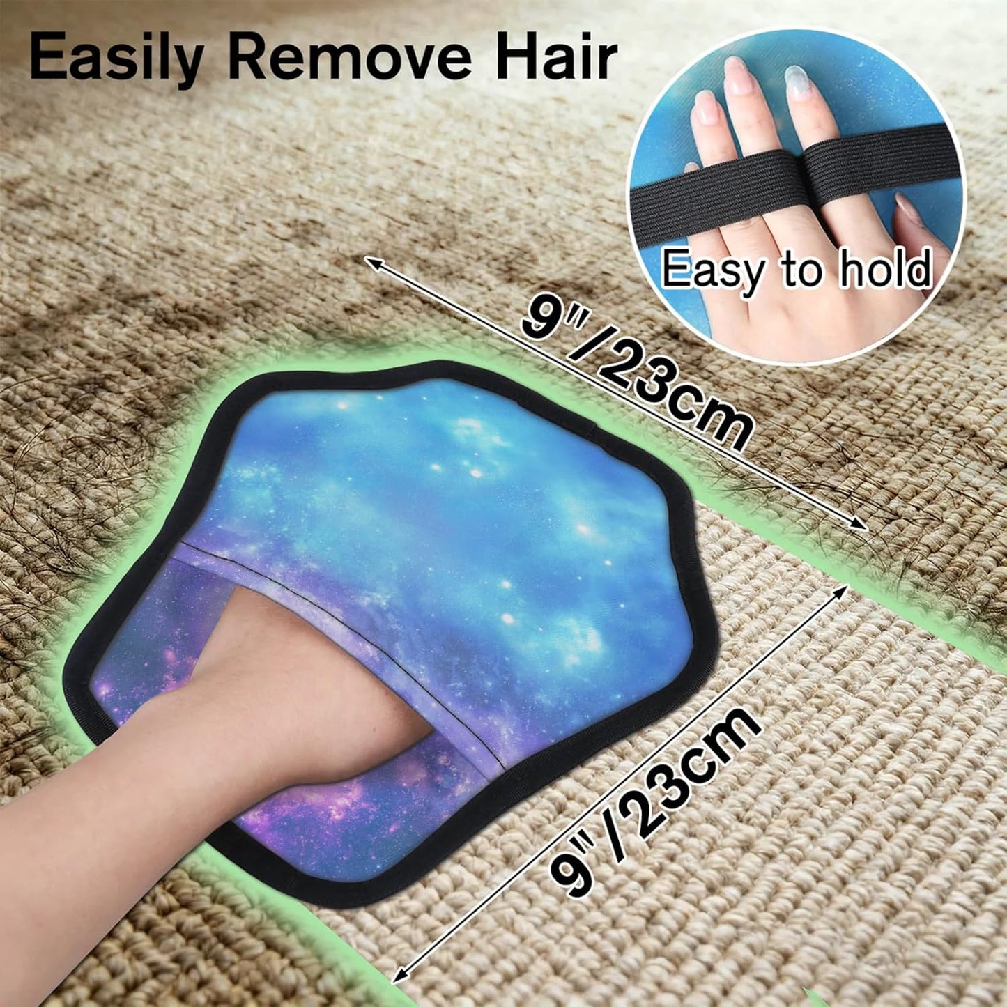 Pet Hair Removal Glove for Dogs Cats Reusable Washable Set