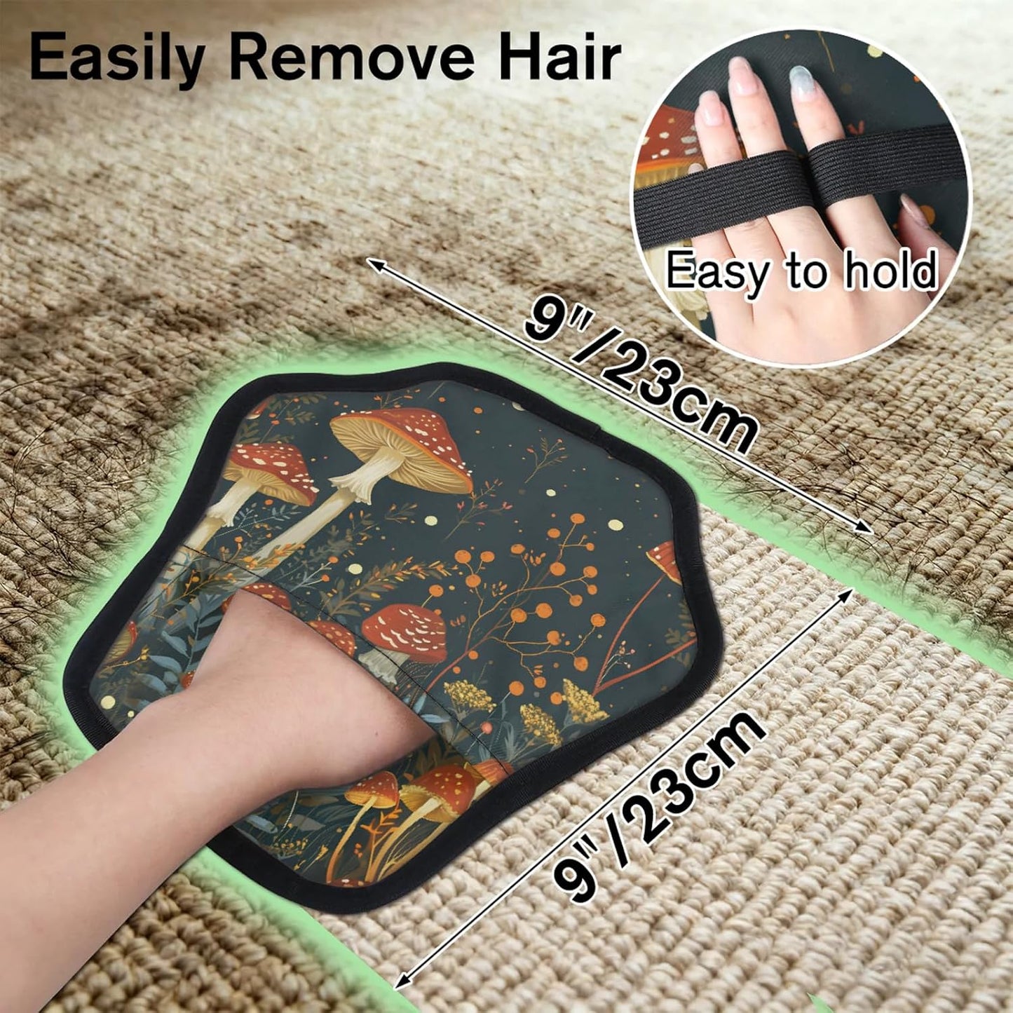 Pet Hair Removal Glove for Dogs Cats Reusable Washable Set