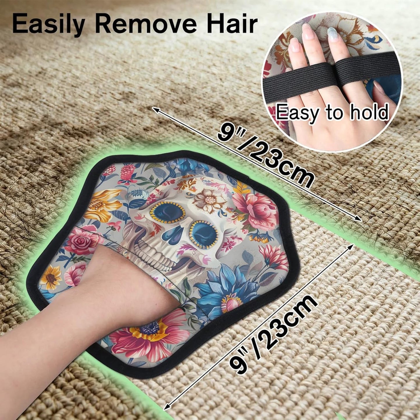Pet Hair Removal Glove for Dogs Cats Reusable Washable Set