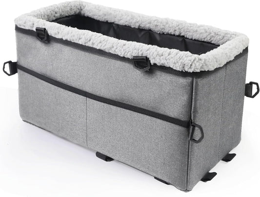 Center Console Dog Car Seat for Small Dogs Pets Under 20lbs