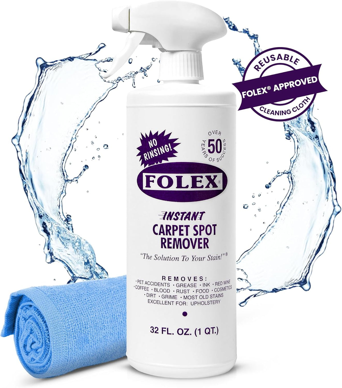 Instant Carpet Spot Remover 32 oz – Powerful Stain Remover