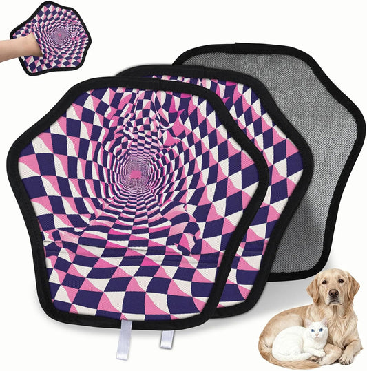 Pet Hair Removal Glove for Dogs Cats Reusable Washable Set