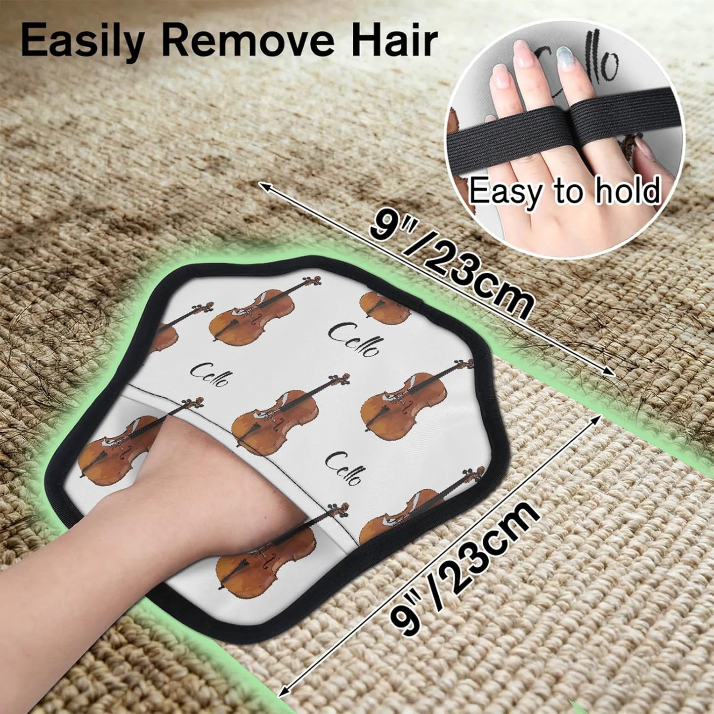 Pet Hair Removal Glove for Dogs Cats Reusable Washable Set
