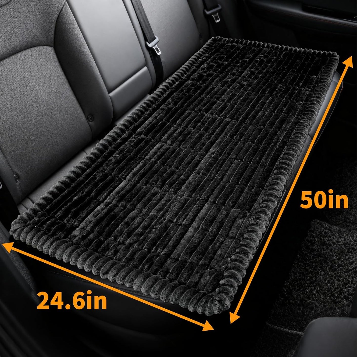 Dog Car Seat Covers for Back Seat, Dog Bed for Car, Car