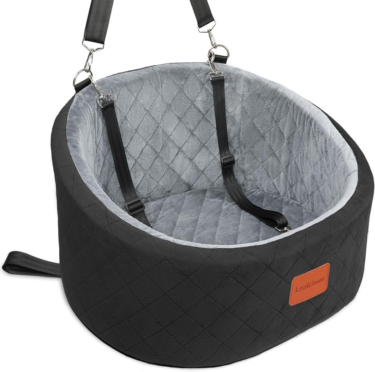 Dog Car Seat for Small Dogs Up to 30 Lbs,Ultra Soft Fabric