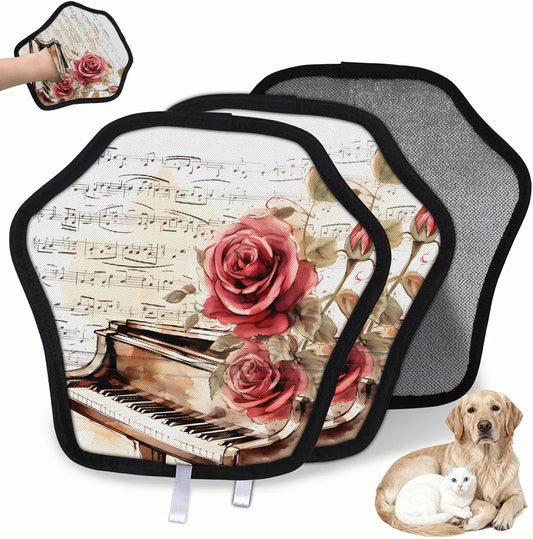 Piano Keyboard 2Pcs Electrostatic Reusable Pet Hair Removal