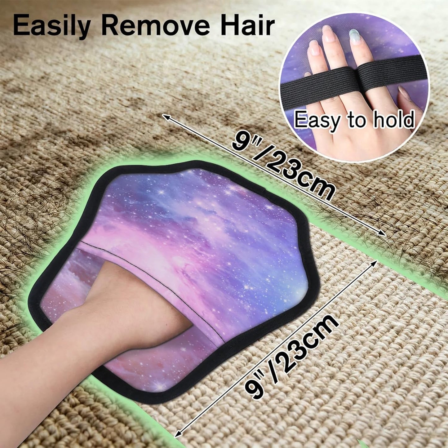 Pet Hair Removal Glove for Dogs Cats Reusable Washable Set