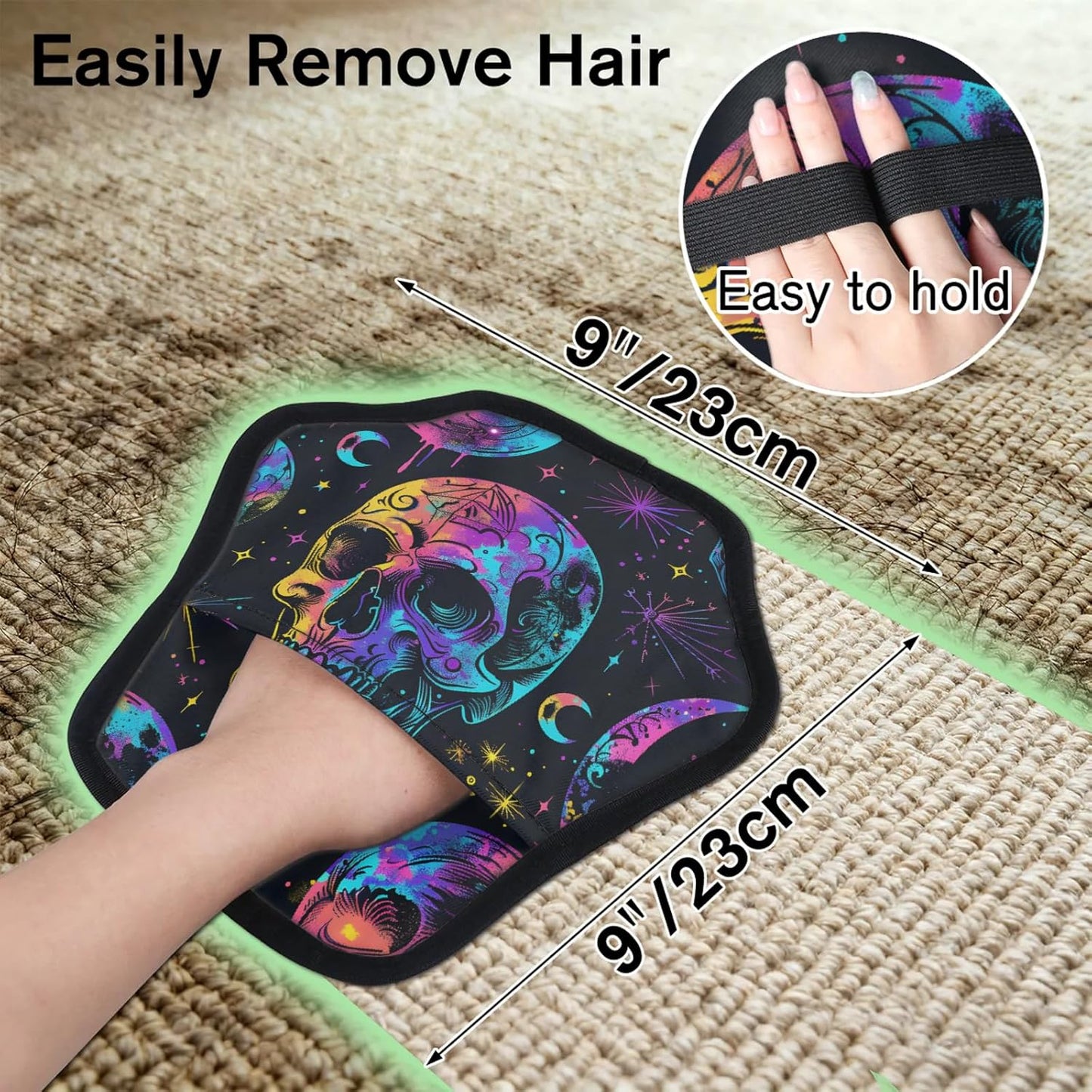 Pet Hair Removal Glove for Dogs Cats Reusable Washable Set