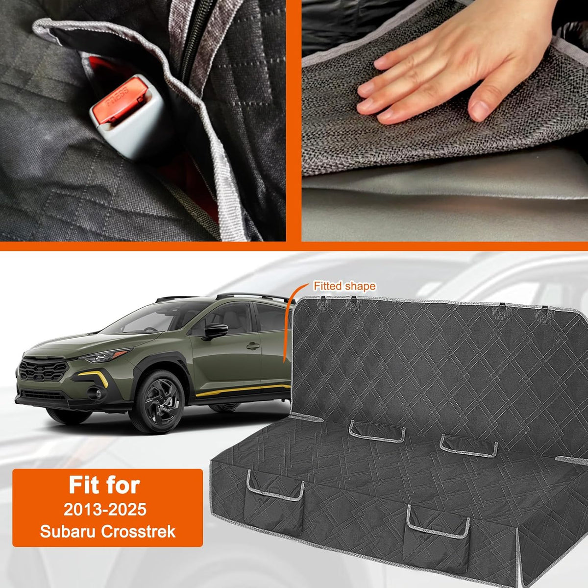 Dog Car Seat Cover Compatible with Subaru Crosstrek