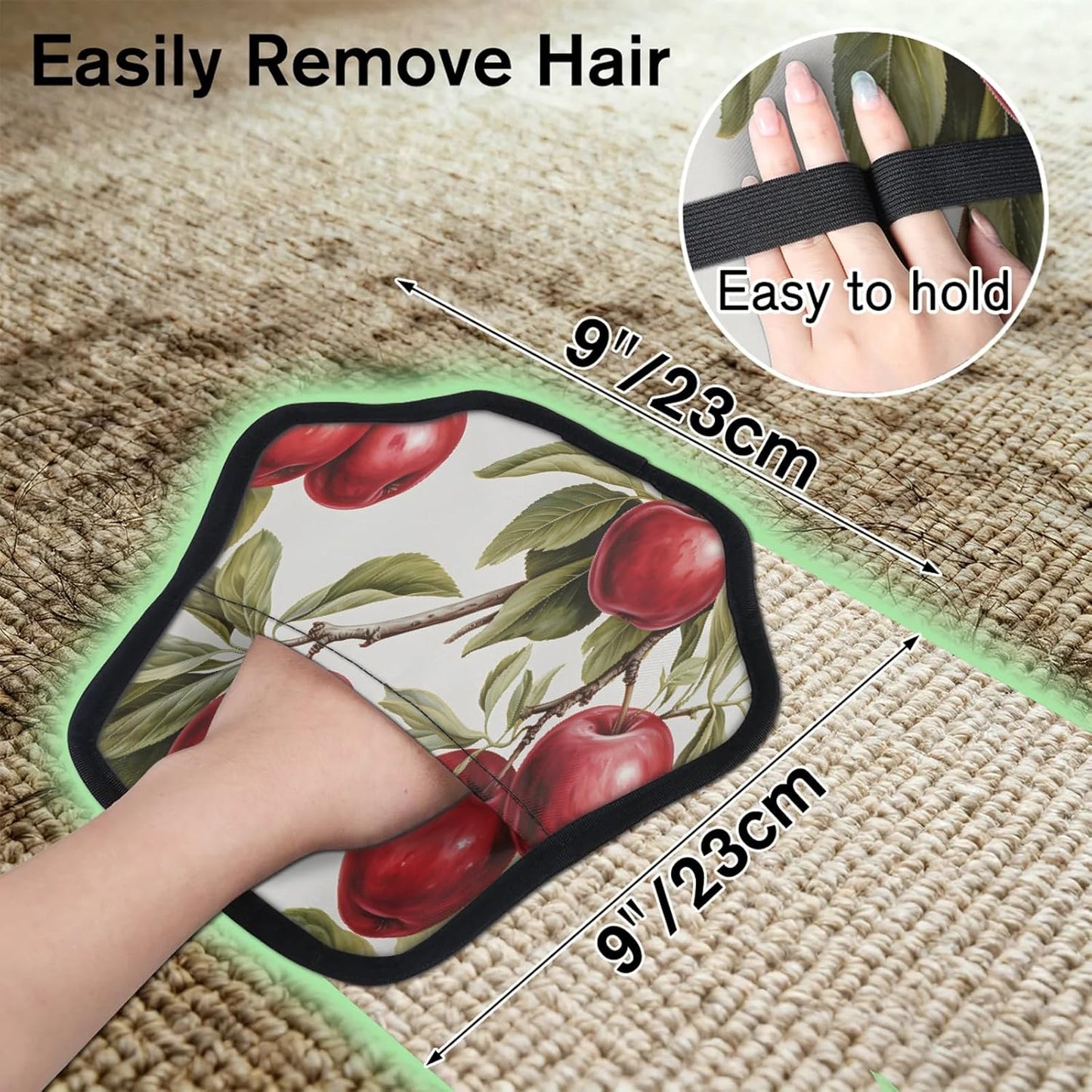 Pet Hair Removal Glove for Dogs Cats Reusable Washable Set