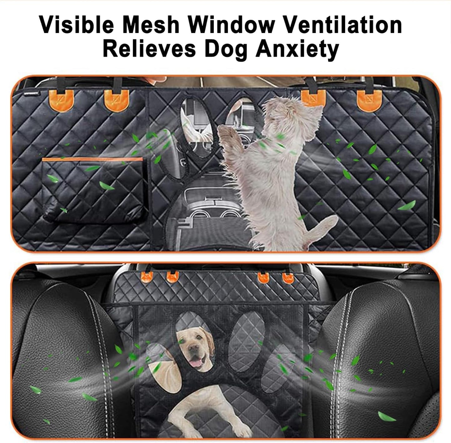 Dog Car Seat Cover for Genesis Essentia 2018, 600D Heavy
