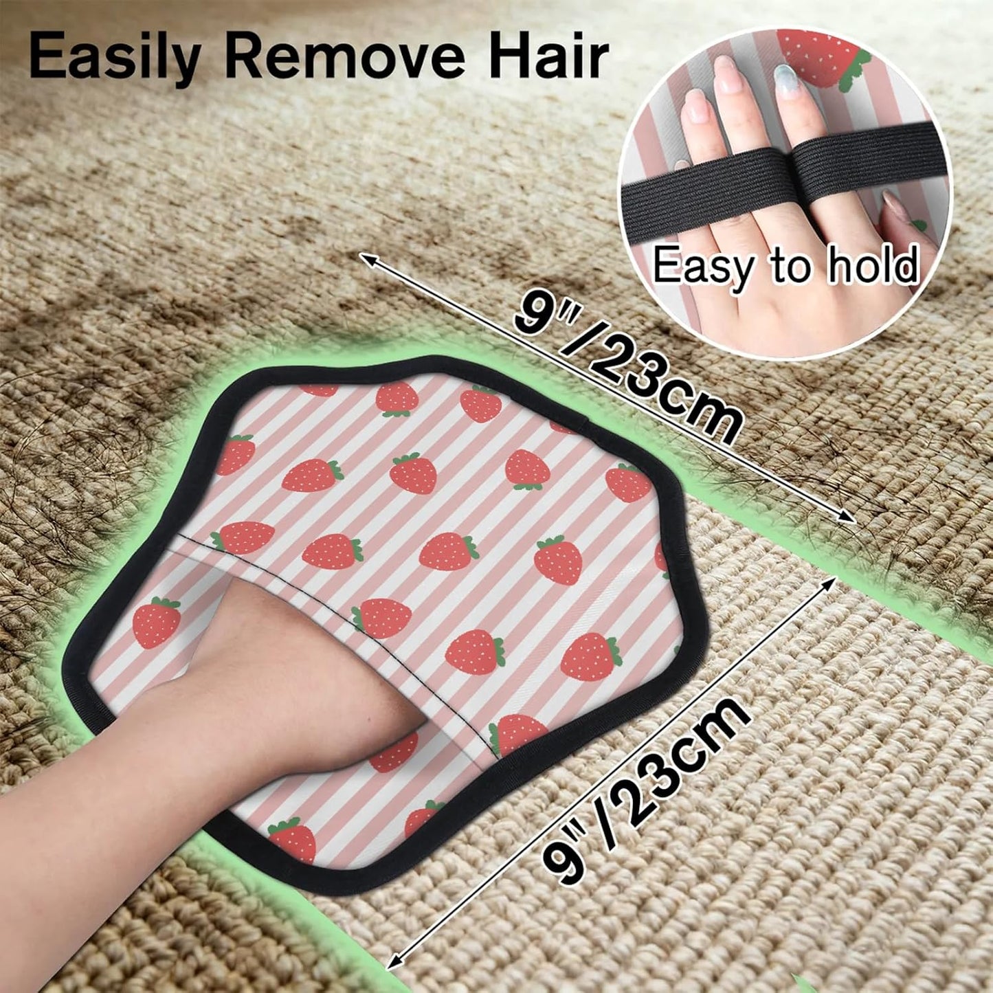 Pet Hair Removal Glove for Dogs Cats Reusable Washable Set