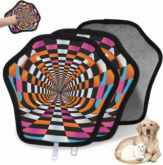 Pet Hair Removal Glove for Dogs Cats Reusable Washable Set