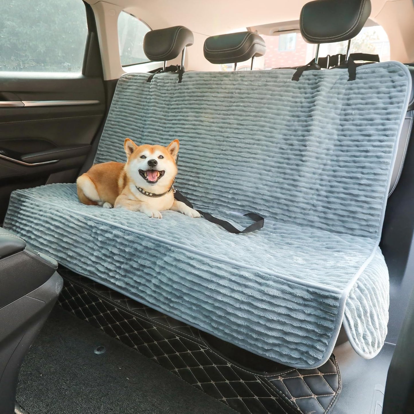 Dog Car Seat Cover for Front or Back Seat, Soft Flannel Pet