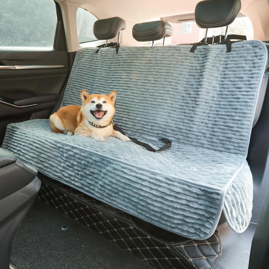 Dog Car Seat Cover for Front or Back Seat, Soft Flannel Pet