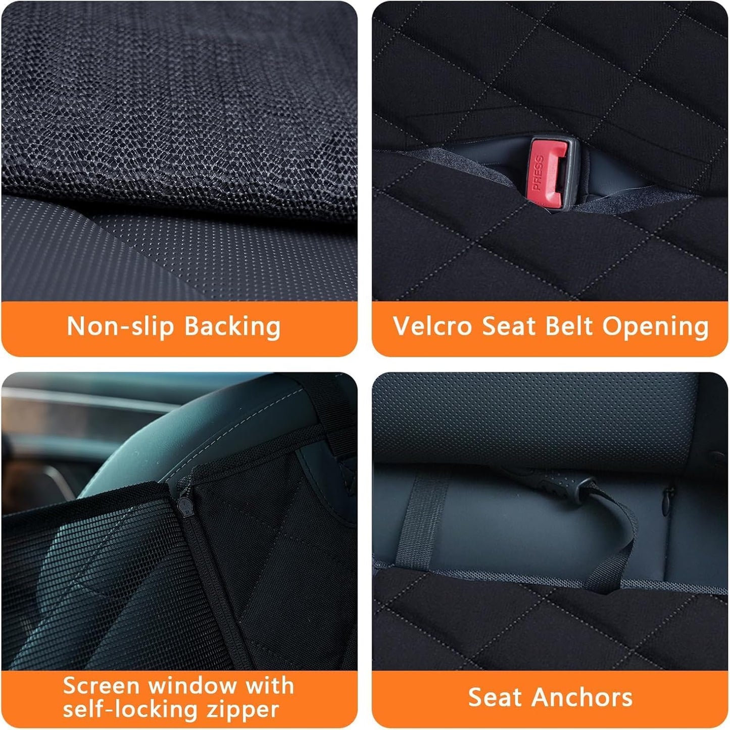 Dog Car Seat Cover for 2025 2026 Chevy Equinox, Dog Hammock
