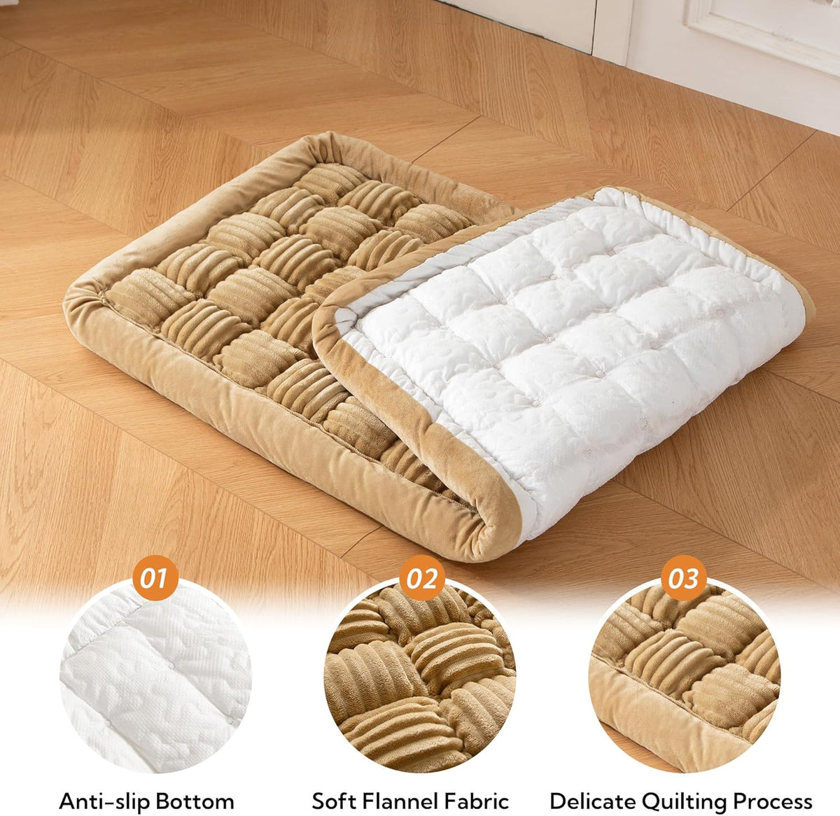 Dog Bed for Car Back Seat Soft Plush Backseat Pet Bed Mat