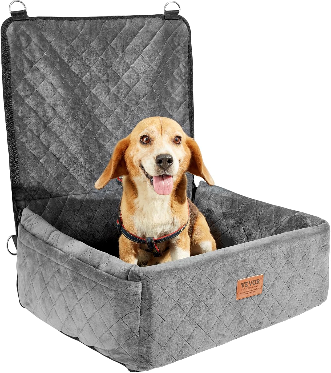 Dog Car Seat, Dog Booster Seat for Car with a Storage