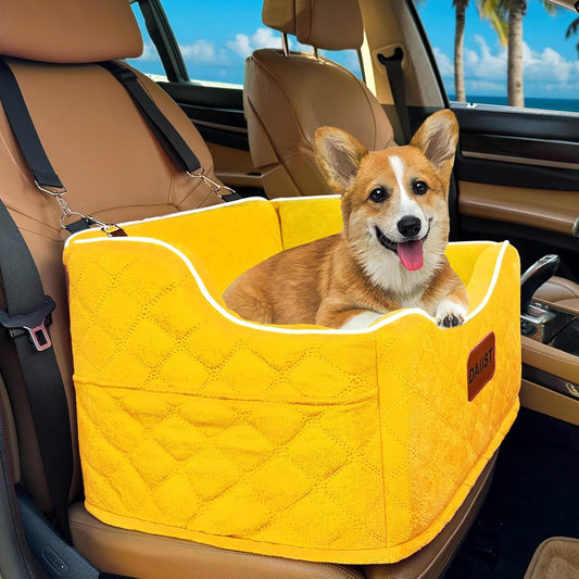 Dog Car Seat for Small Medium Dogs, Detachable Washable