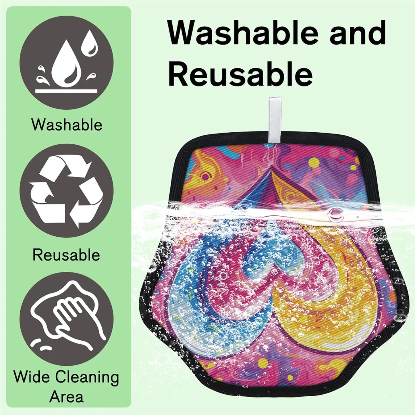 Pet Hair Removal Glove for Dogs Cats Reusable Washable Set