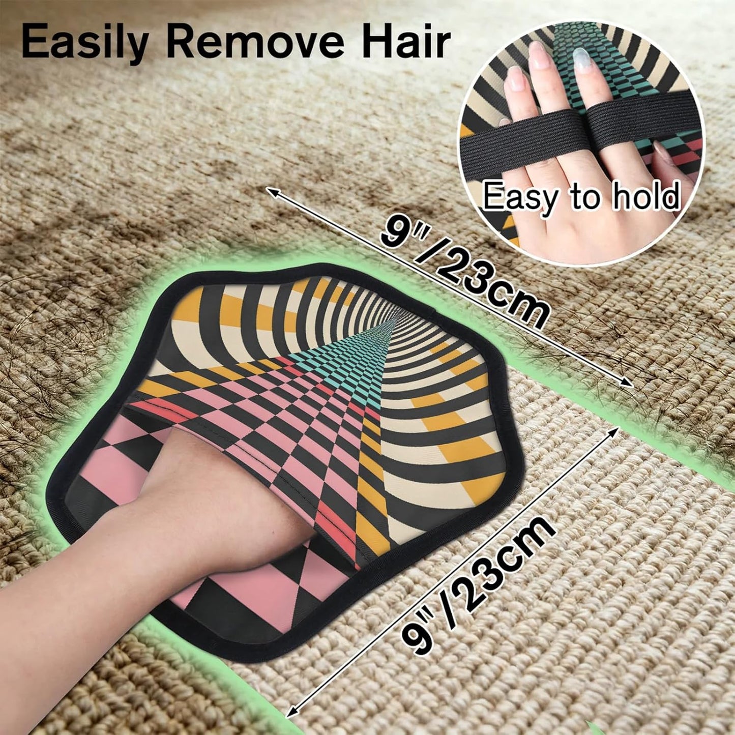 Pet Hair Removal Glove for Dogs Cats Reusable Washable Set