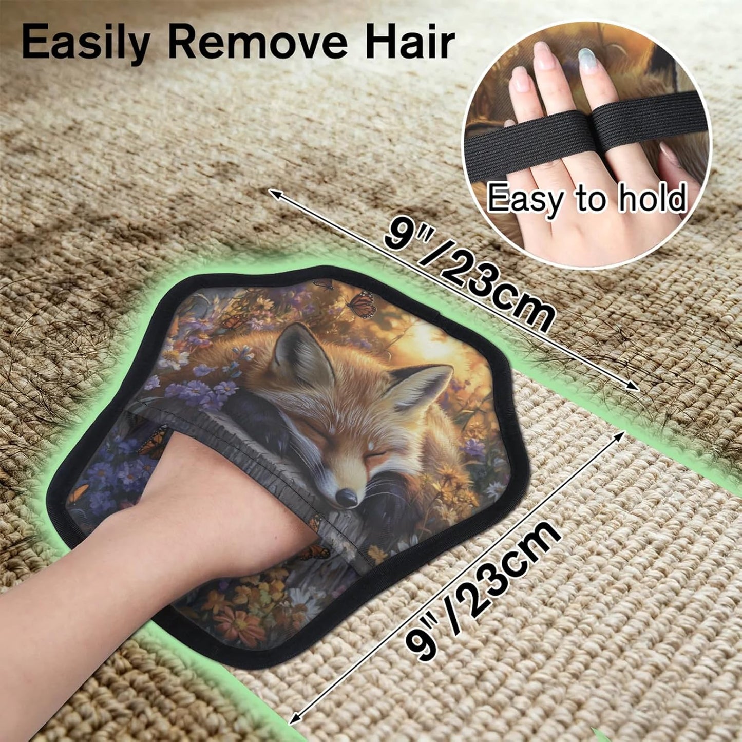 Pet Hair Removal Glove for Dogs Cats Reusable Washable Set
