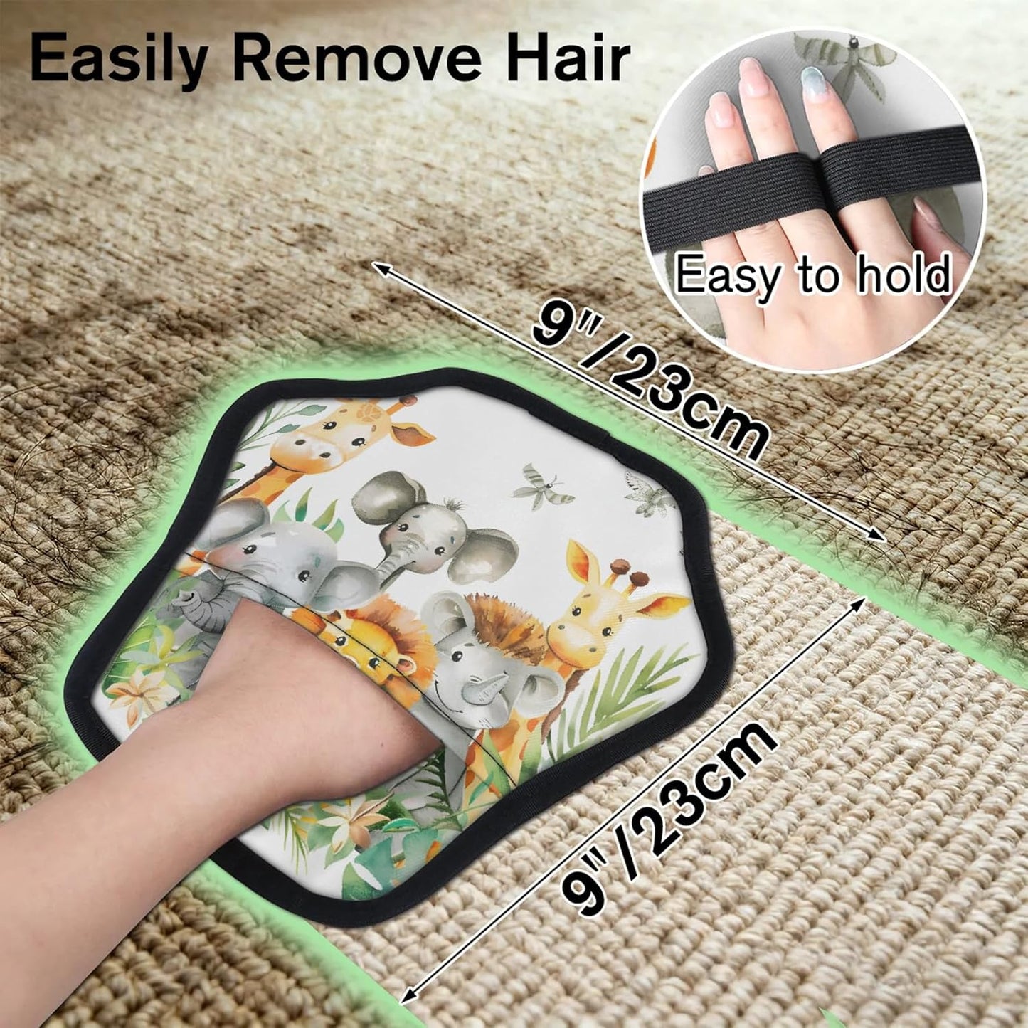 Pet Hair Removal Glove for Dogs Cats Reusable Washable Set