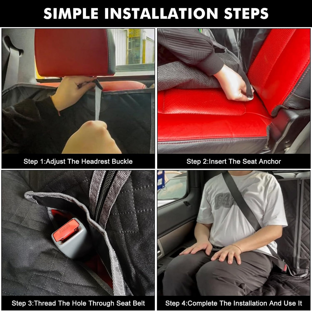 Dog Car Seat Cover Replce for Toyota Tacoma/Ford