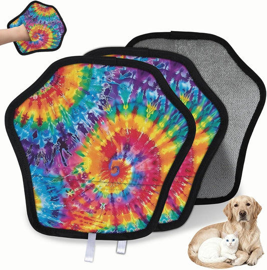 Pattern Tie Dye 2Pcs Electrostatic Reusable Pet Hair