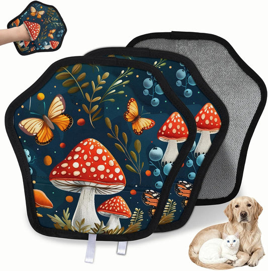 Pet Hair Removal Glove for Dogs Cats Reusable Washable Set