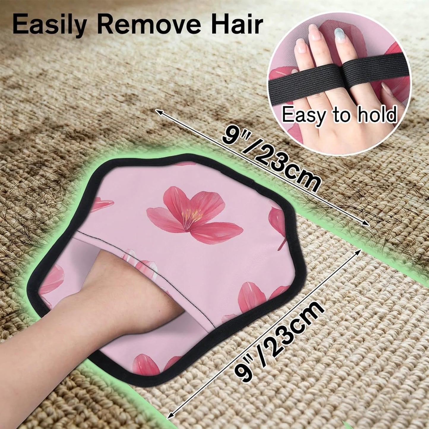 Pet Hair Removal Glove for Dogs Cats Reusable Washable Set
