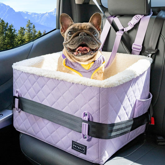 Dog Booster Car Seat, Soft Foam Cat Car Seat with Patented