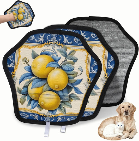 Pet Hair Removal Glove for Dogs Cats Reusable Washable Set