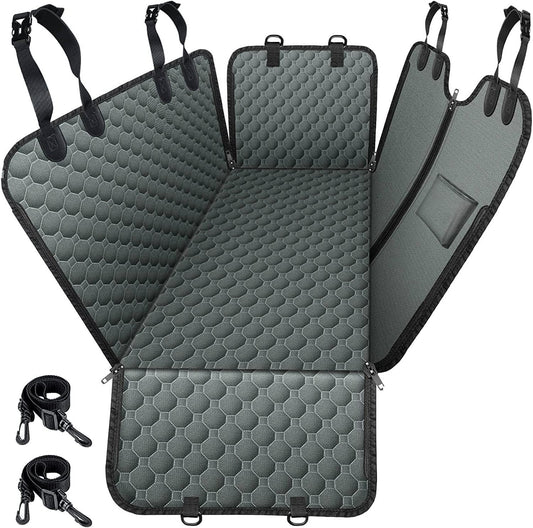 Dog Car Seat Cover for Back Seat, 2025 Upgraded Waterproof