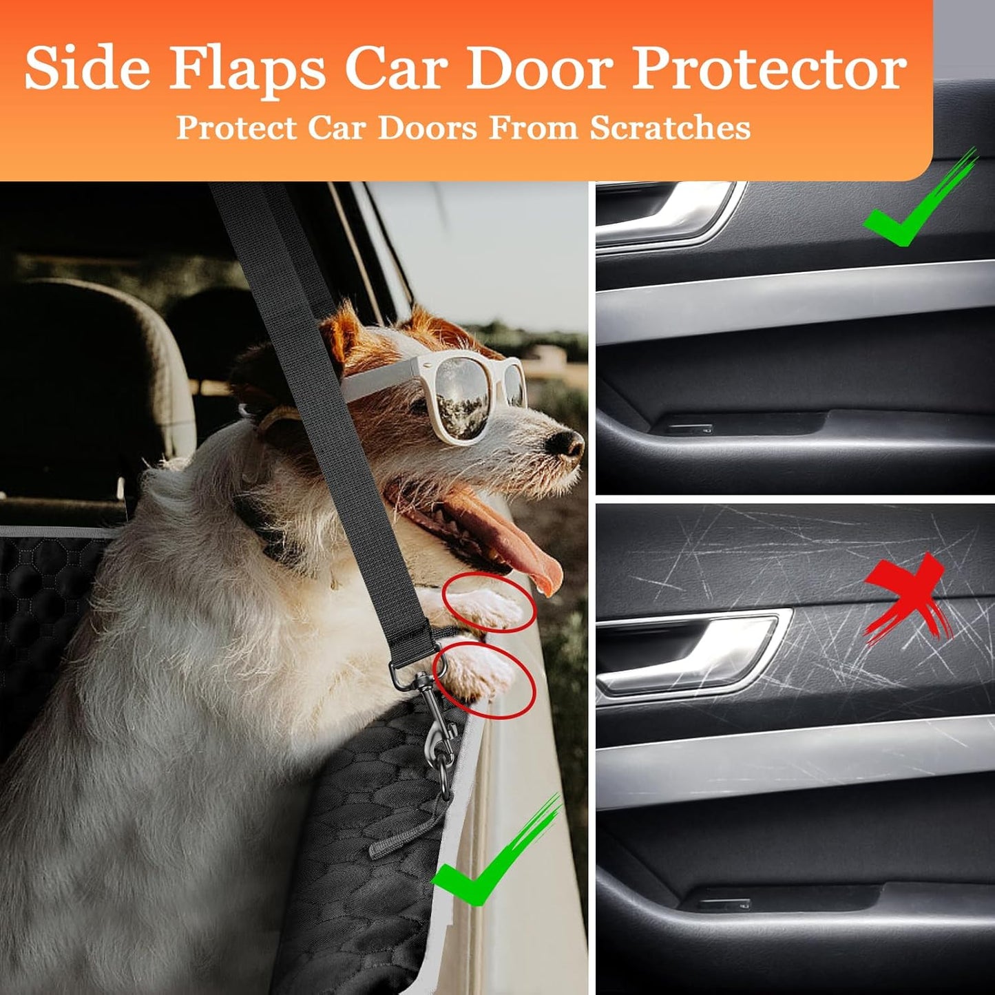 Floor Dog Hammock for Truck with Flip Up Rear Seats