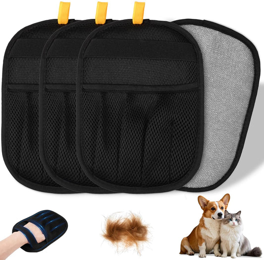 3/4PCS Pet Hair Removal Glove for Cats & Dogs,Upgraded