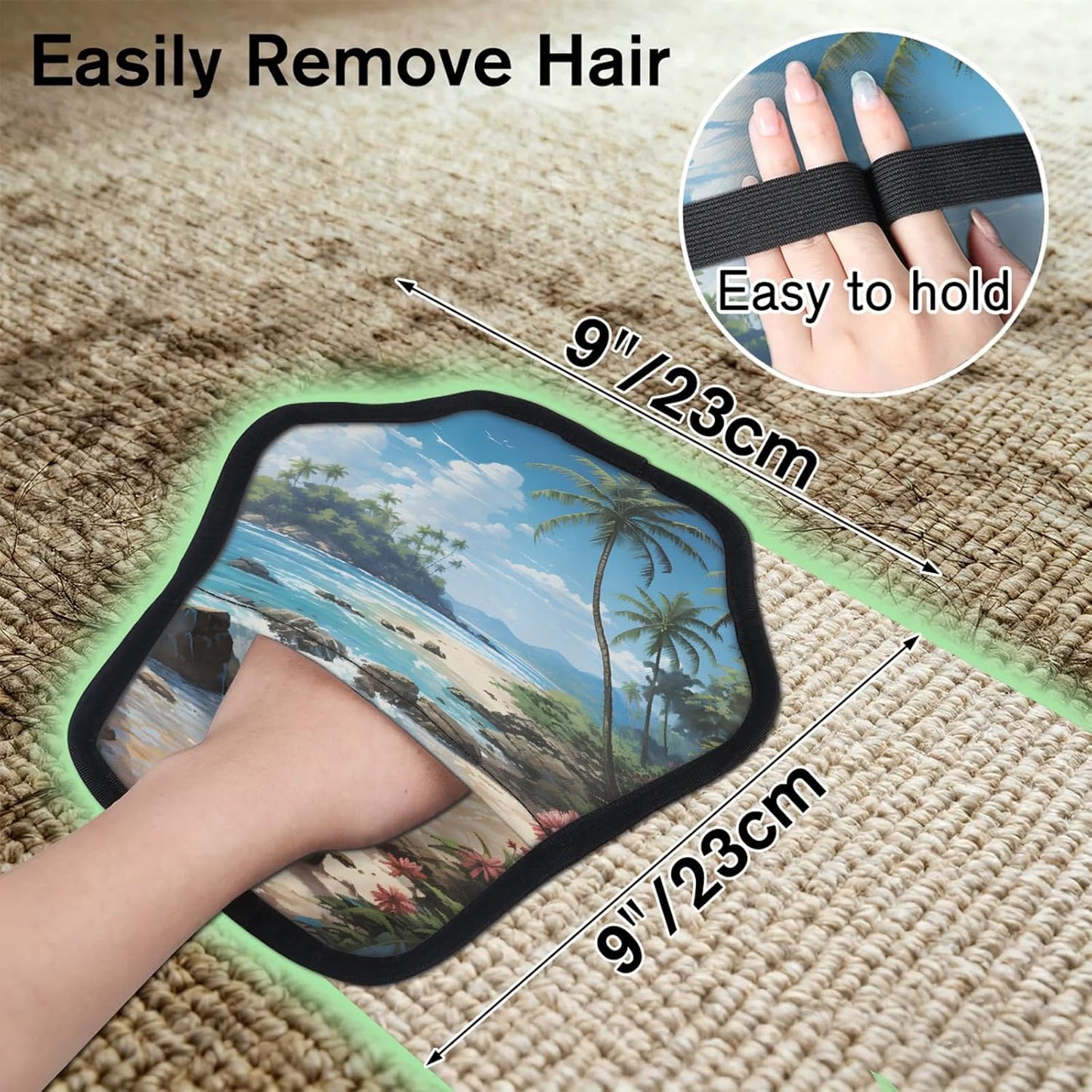 Pet Hair Removal Glove for Dogs Cats Reusable Washable Set