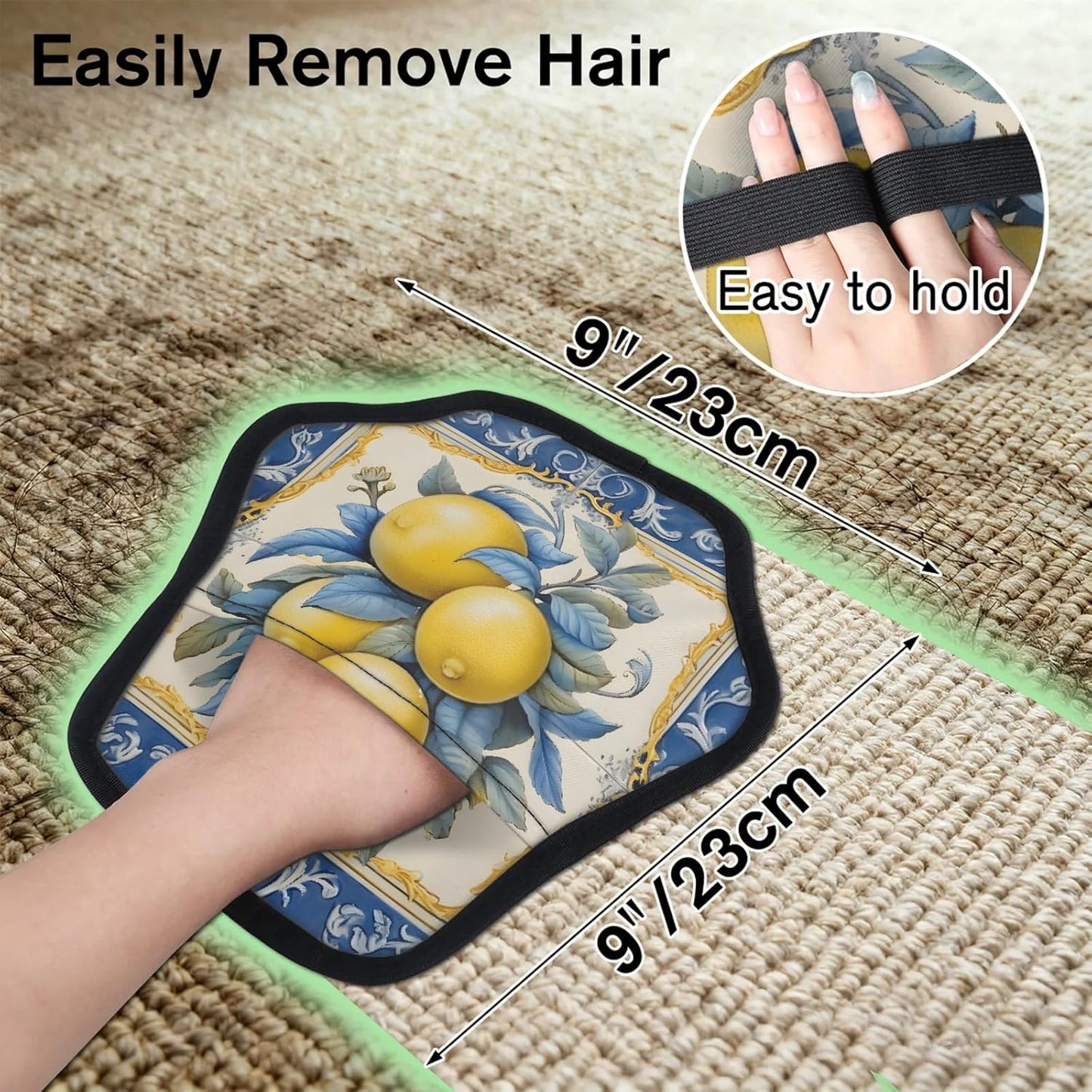 Pet Hair Removal Glove for Dogs Cats Reusable Washable Set