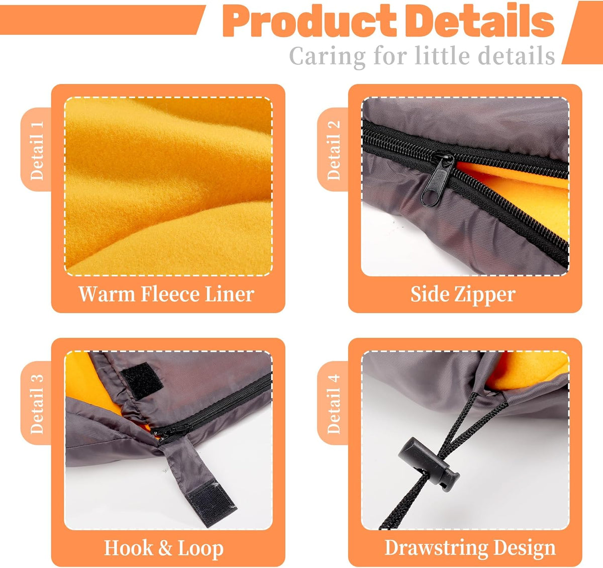 Lifeunion Dog Sleeping Bag with Storage Bag Waterproof Warm