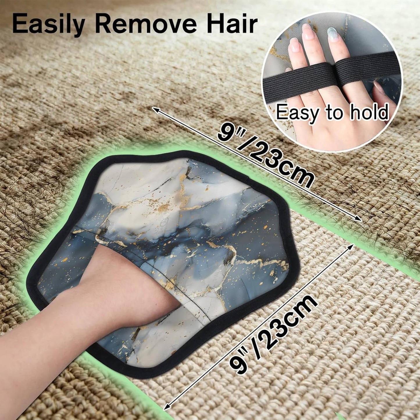 Pet Hair Removal Glove for Dogs Cats Reusable Washable Set
