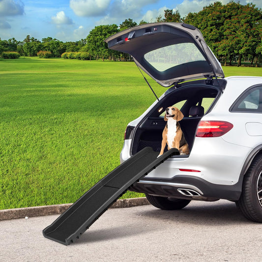 Folding Dog Ramp for Car - Portable Lightweight Pet Stair