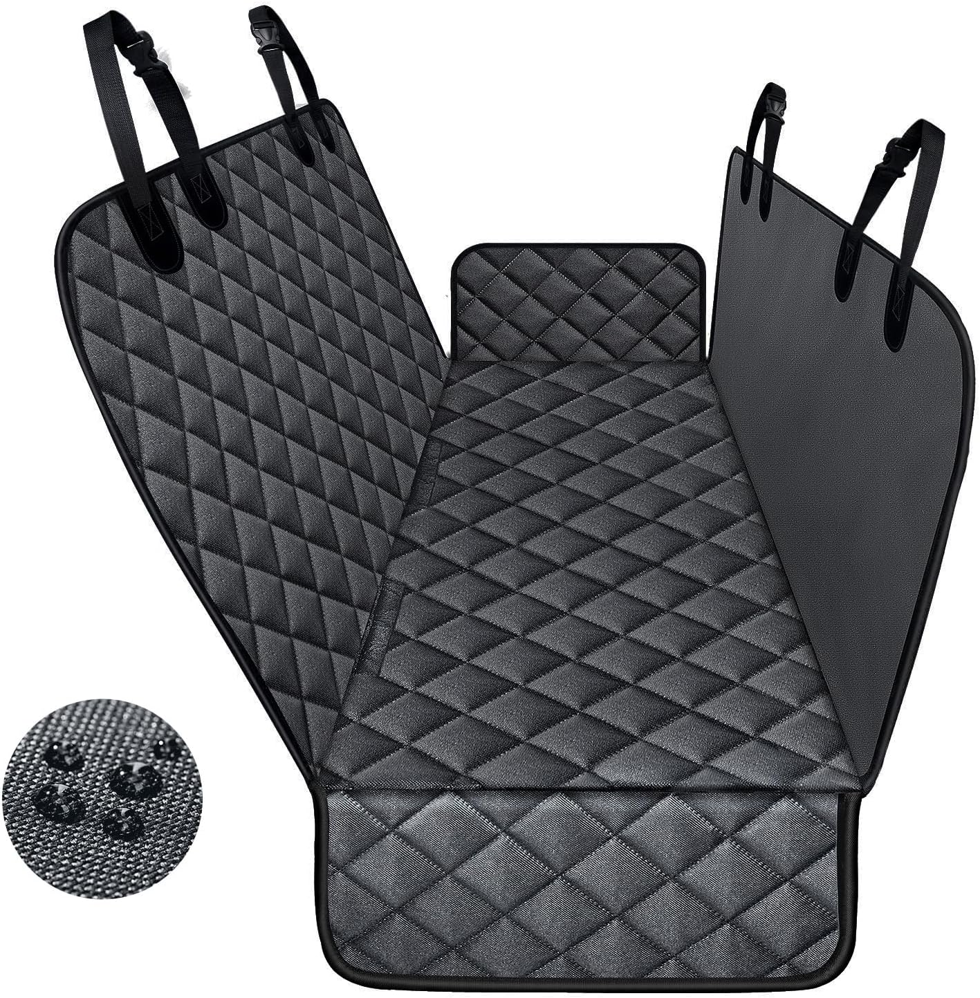 Dog Car Seat Cover for Back Seat, Waterproof Seat Covers