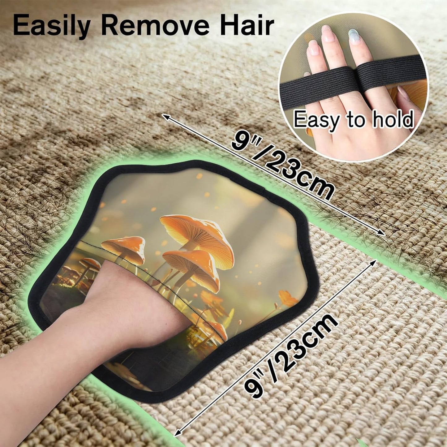 Pet Hair Removal Glove for Dogs Cats Reusable Washable Set