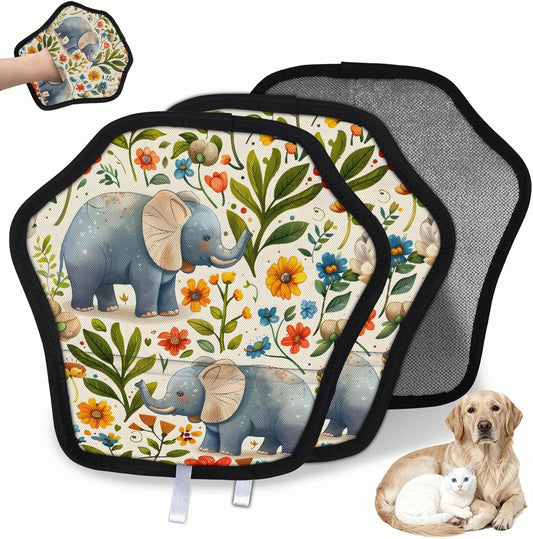 Pet Hair Removal Glove for Dogs Cats Reusable Washable Set